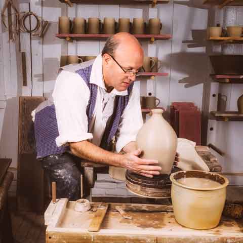pottery making